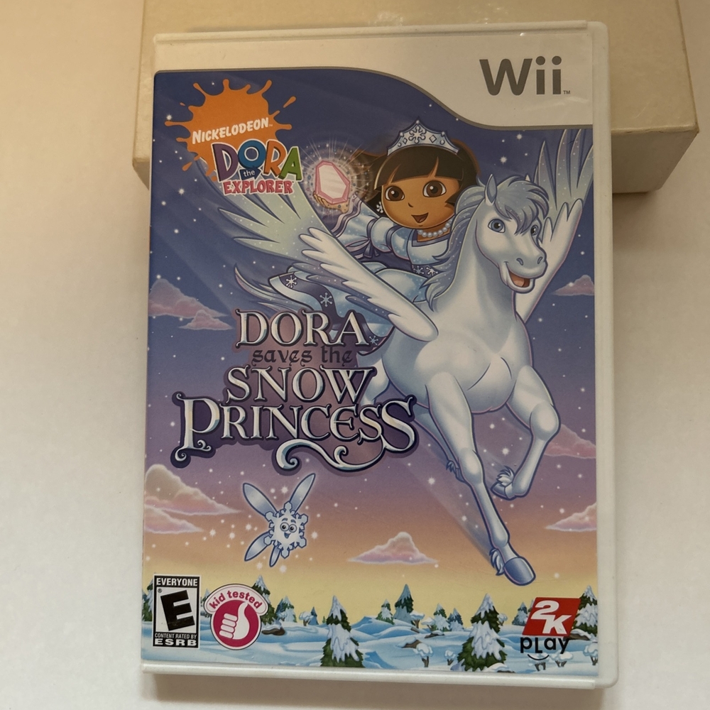 Dora The Explorer: Doris Saves The Snow Princess (Nintendo Wii, 2008) With Manua